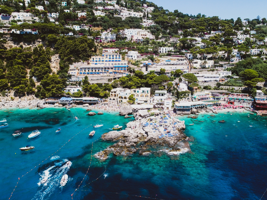 Entdeckung der Insel von Capri